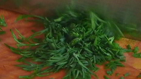 картофельно-свекольные драники с сыром бри