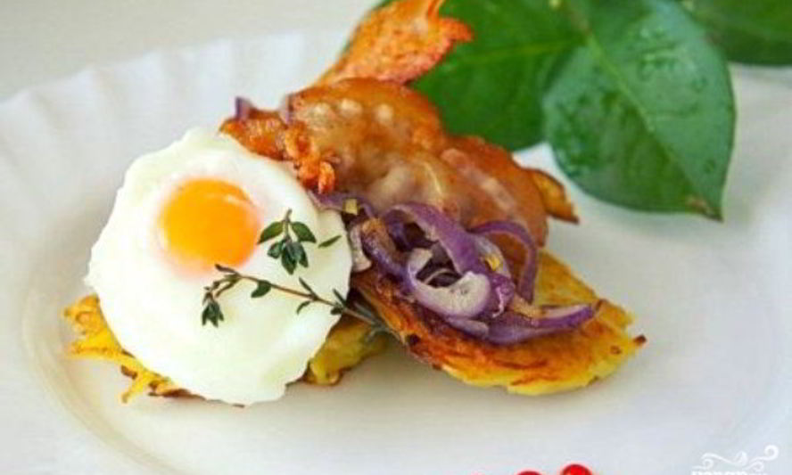 Рецепт картофельные драники с беконом