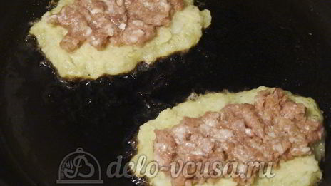 картофельные драники с мясом