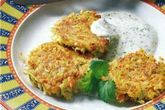 Овощные драники с ароматным соусом