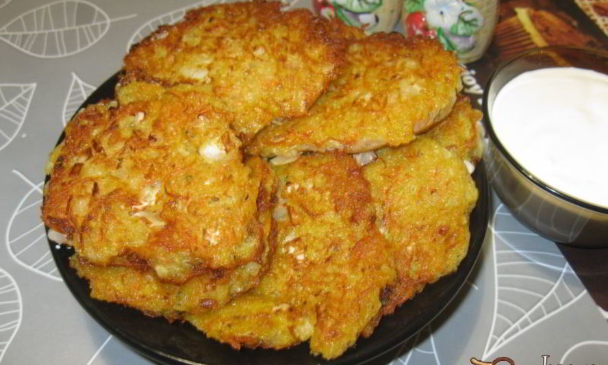 Рецепт овощные драники