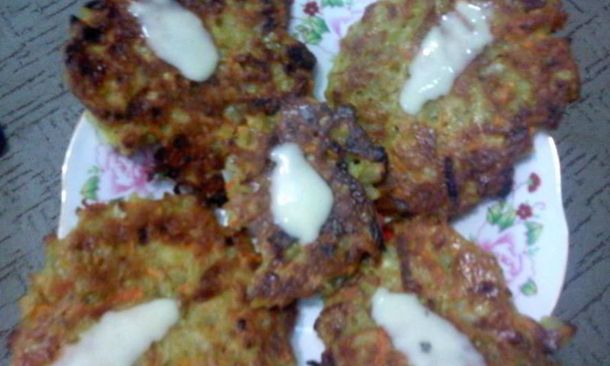 Рецепт постные драники с луком и морковкой