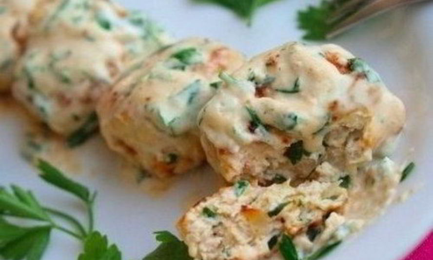 Рецепт фрикадельки из куриного фарша с сыром