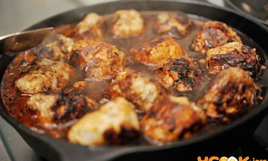 Рецепт фрикадельки на сковороде