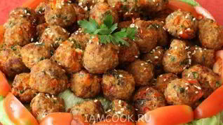 Фрикадельки с булгуром по-арамейски