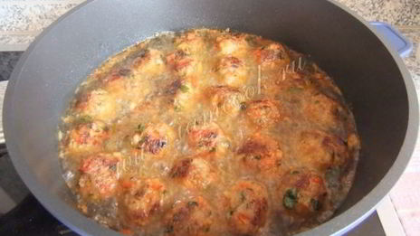 фрикадельки с булгуром по-арамейски
