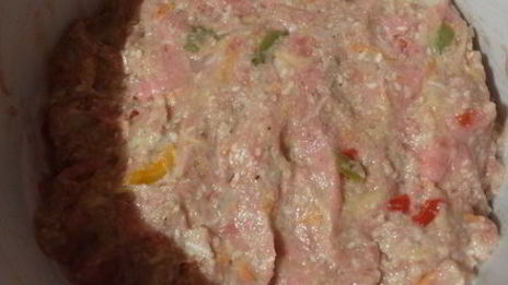 фрикадельки с овощами и кунжутом