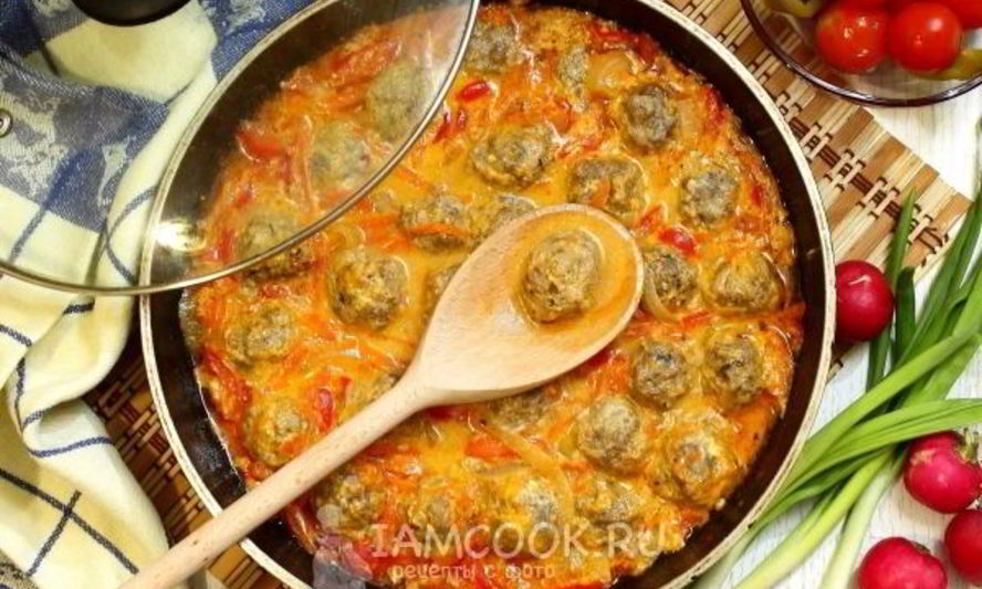 Рецепт фрикадельки с подливкой