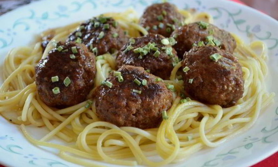 Рецепт фрикадельки с пряной яблочной глазурью