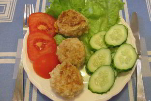 Фрикадельки с рисом