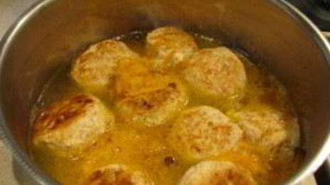 фрикадельки с рисом