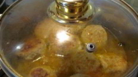 фрикадельки с рисом