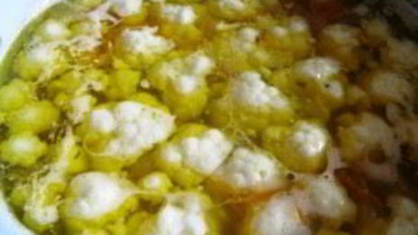 фрикадельки с цветной капустой