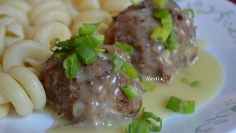 фрикадельки с яблочным вкусом