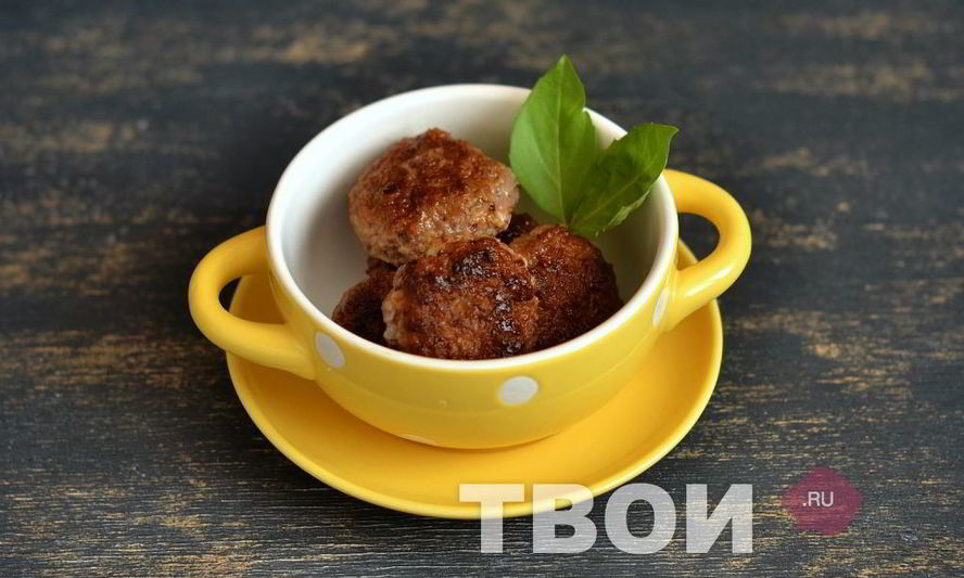 Рецепт фрикадельки с яблоками