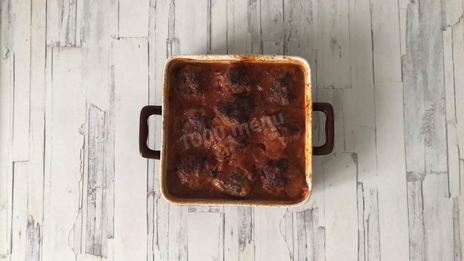 фрикадельки в духовке с подливкой