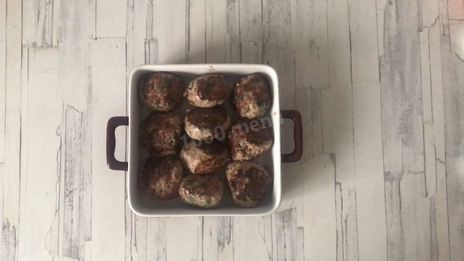 фрикадельки в духовке с подливкой