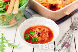 Фрикадельки в духовке