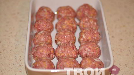 фрикадельки в духовке