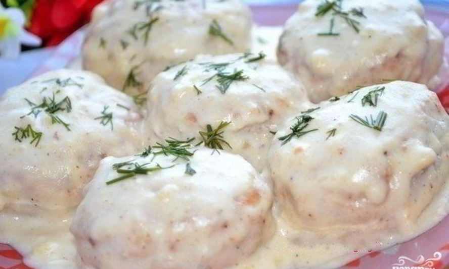 Рецепт фрикадельки в молочном соусе