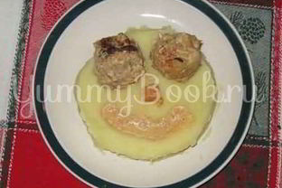 Фрикадельки в тыквенно-сметанном соусе