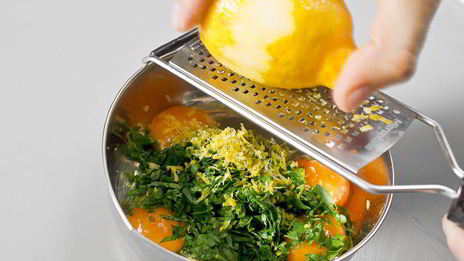 карбонара с цукини и фрикадельками