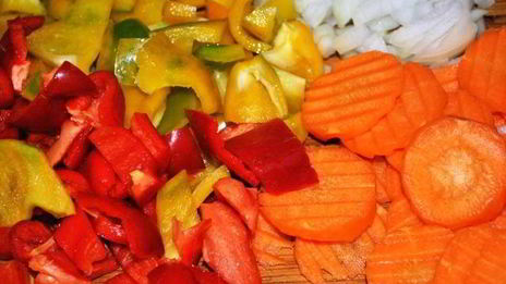 котлетки-фрикадельки с рисом и овощами