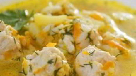 куриные фрикадельки для супа