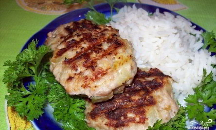 Рецепт куриные фрикадельки-гриль