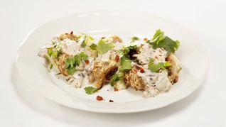 Куриные фрикадельки с пюре