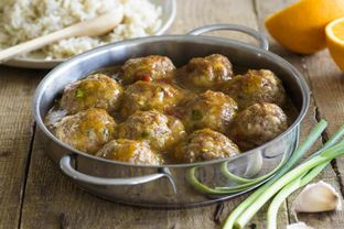 Оранжевые фрикадельки