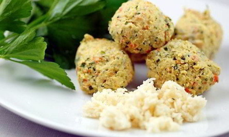 Рецепт рыбные фрикадельки с рисом на пару