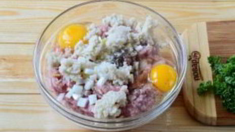 сытные фрикаделины с начинкой