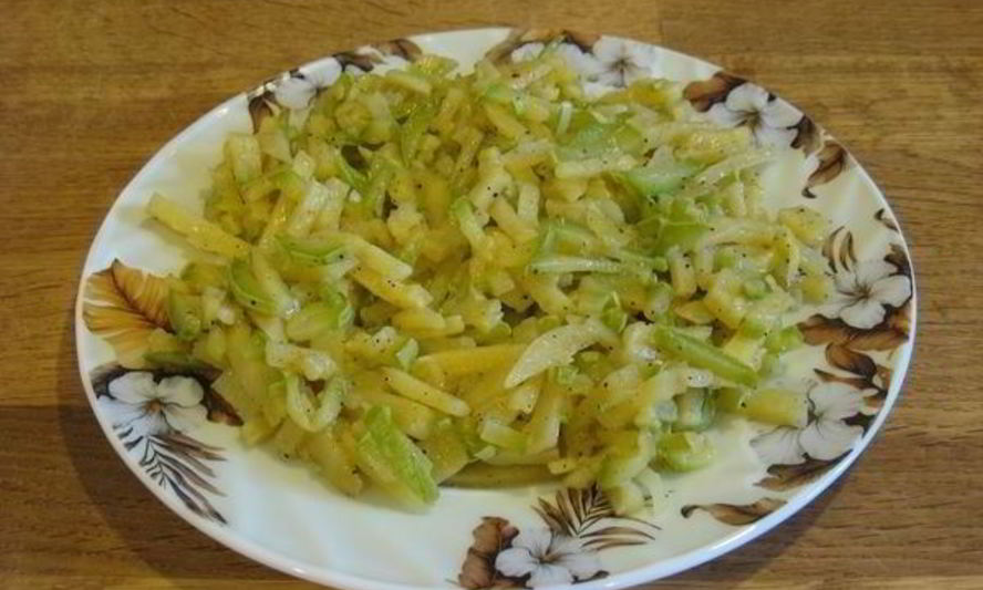 Рецепт гарнир к жареным кабачкам