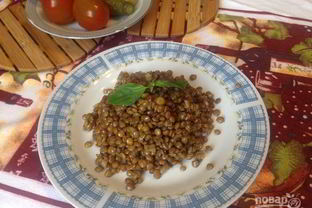 Чечевица с имбирем и лимонной цедрой