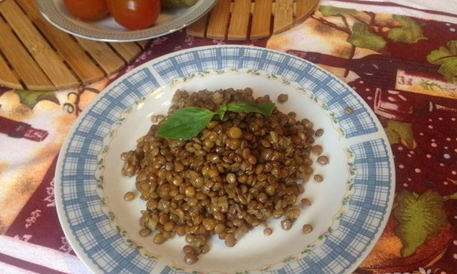 Рецепт чечевица с имбирем и лимонной цедрой
