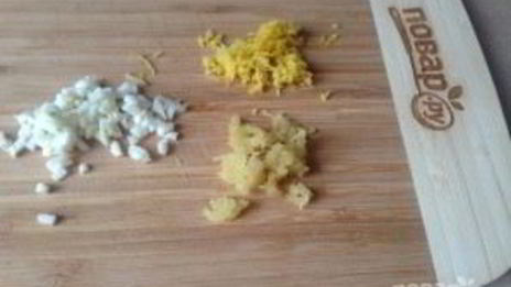 чечевица с имбирем и лимонной цедрой