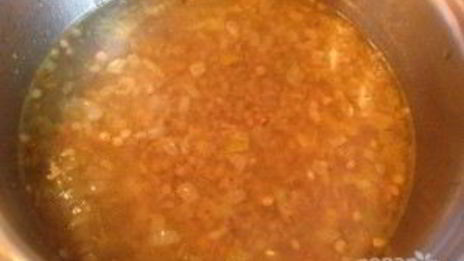 чечевица с имбирем и лимонной цедрой