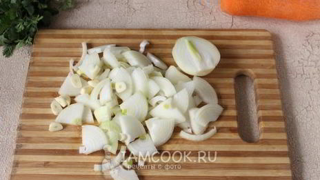 чечевица с опятами