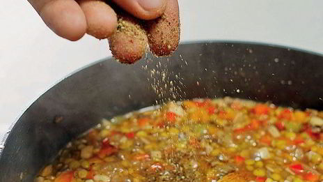 чечевица с овощами