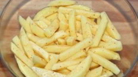 картофель фри без масла