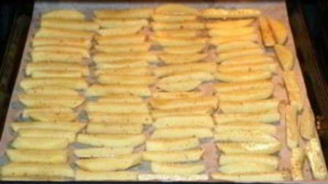 картофель фри без масла