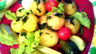 Картофель ленивый в микроволновке