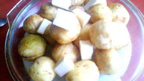 картофель ленивый в микроволновке