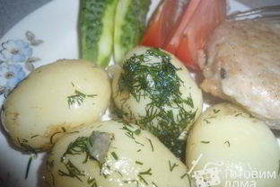 Картофель отварной, сермяжный