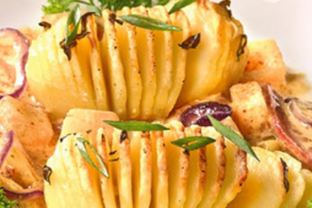 Картофель с ананасом