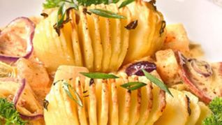 Картофель с ананасом