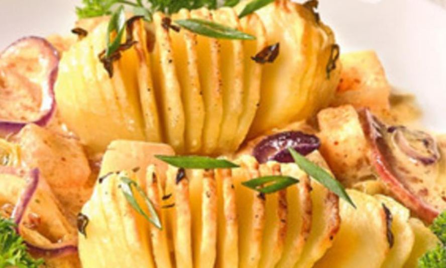 Рецепт картофель с ананасом