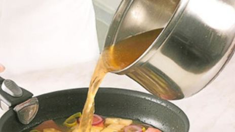 картофель с ананасом