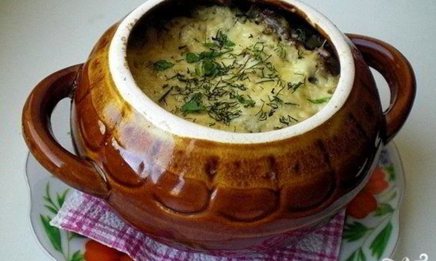 Рецепт картофель с грибами в горшочках